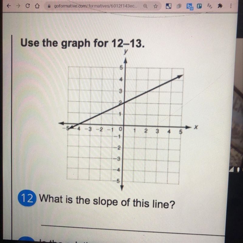 PLS. HELPPPP I WILL GIVE BRAINLITES 12 What is the slope of this line?-example-1