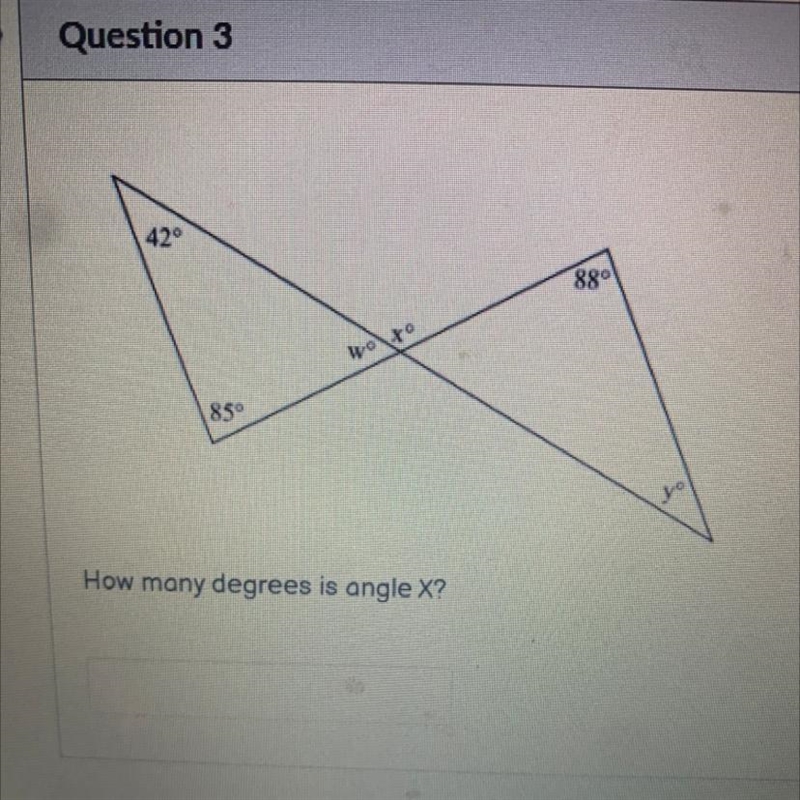 How many degrees is angle x?-example-1