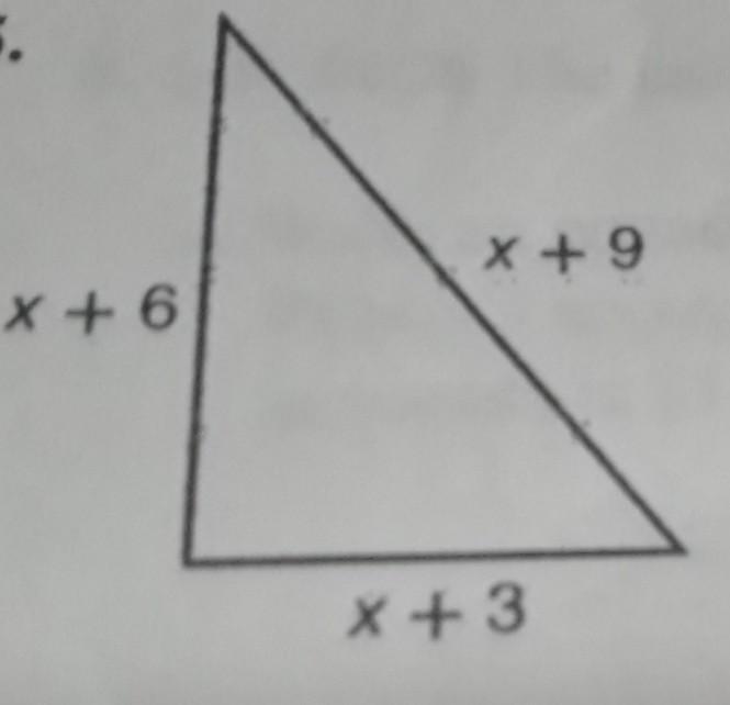 Write an equation to find the value of x so that each pair of polygons has the same-example-1