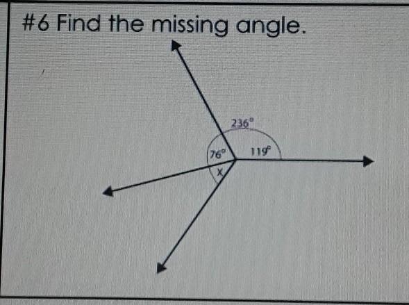 Find the missing angle​-example-1