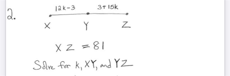 Solve for k,x,y and, yz-example-1