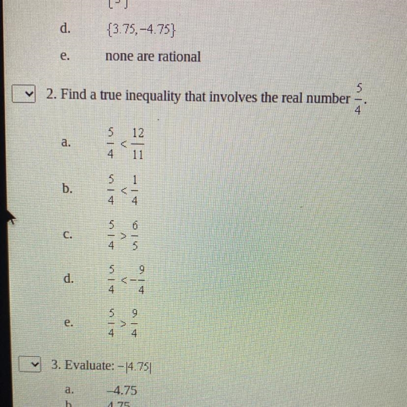 2. Find a true inequality that involves the real number 5/4-example-1