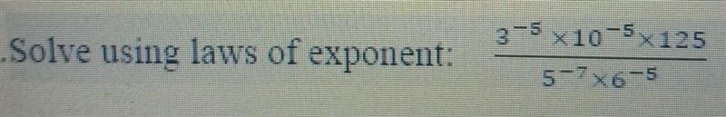 Help please please solve using the law of exponent ​-example-1