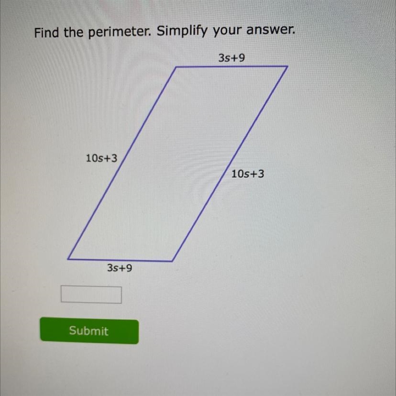 Find the perimeter. Simplify your answer.-example-1