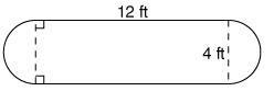 What is the area of the rectangular part of the following composite figure? 48 ft-example-1