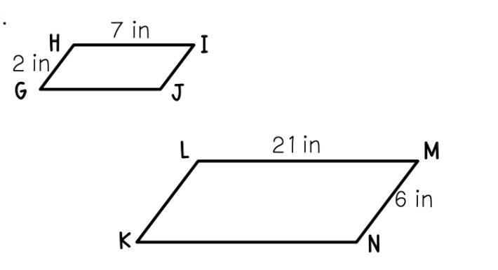 Easy question! TOTALLY not a lot of points! Find the scale factor for the figure below-example-1