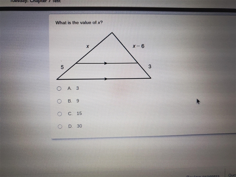 What is the value of x-example-1