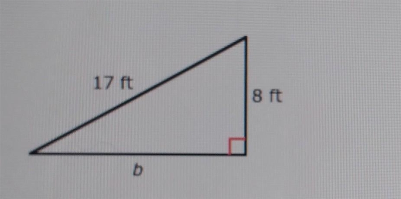 What is the length of the missing leg?​-example-1