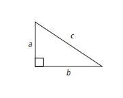 Use the triangle below. Find the length of the missing side. If necessary, round to-example-1