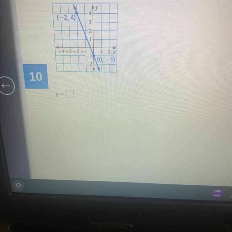 Write an equation of the line in slope-intercept form-example-1