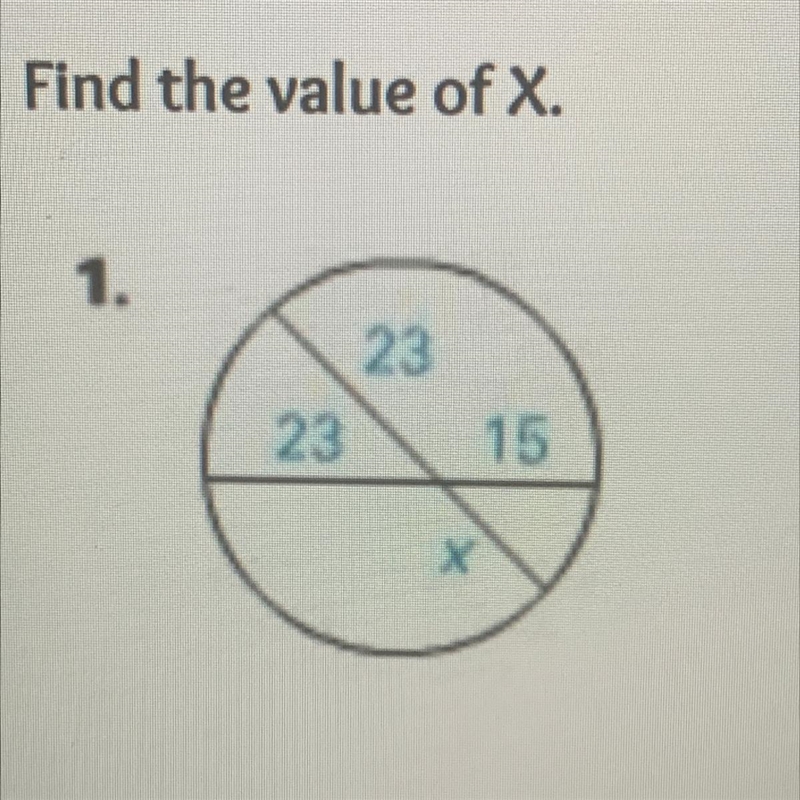 Find the value of x I’d appreciate if you could explain as well if not that’s fine-example-1