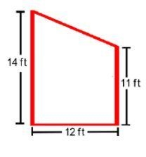 HELP PLEASE To determine the area of the wall, he divides it into a triangle and a-example-1