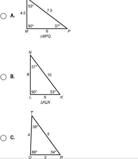 Which triangle makes this statement true? ΔDEF ≅ _____-example-2