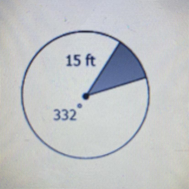 Find the area of the shaded sector. Round to the nearest hundredth-example-1