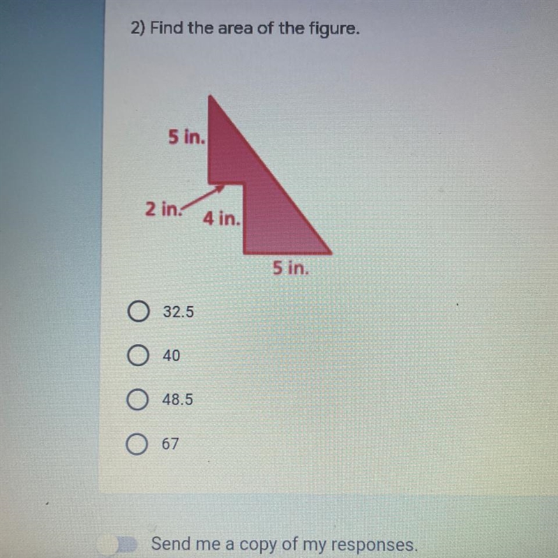 Find the area of the figure.-example-1