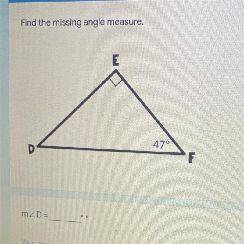 Find the missing angle measure. m-example-1