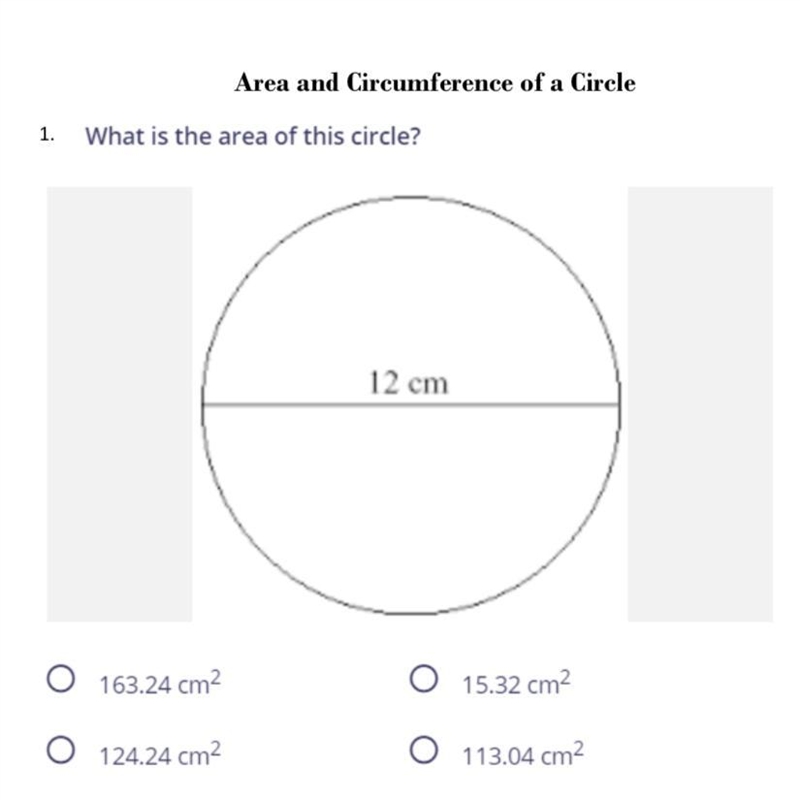 What is the area of this circle pls help-example-1