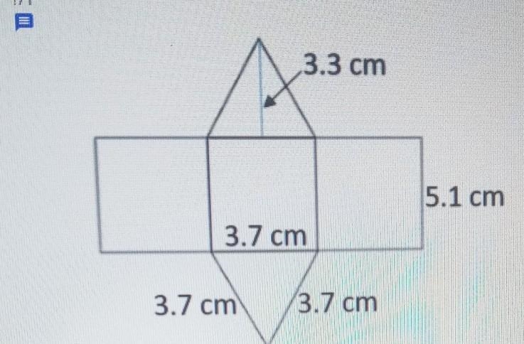 HELP ME 7th grade math What is the total amount of cardboard needed to manufacture-example-1