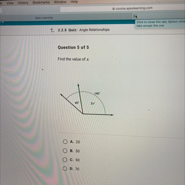 Find the value of x.-example-1