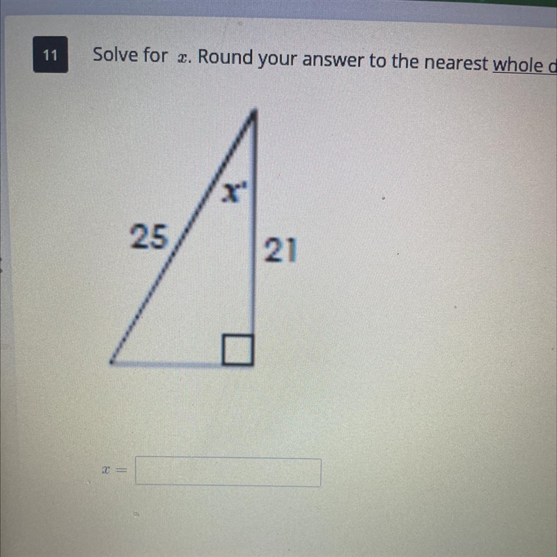 Solve for x x=? please help real quick!!!-example-1