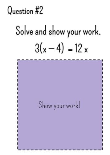 Solve and show your work. 3(x-4) = 12x-example-1