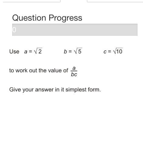 Please help me with this surds question.-example-1