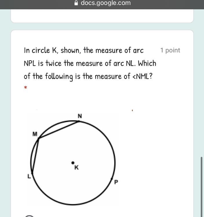 I need help with this ASAP A. 85 Degrees B. 100 Degrees C. 120 Degrees D. 150 Degrees-example-1