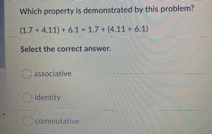 Which property is demonstrated?-example-1