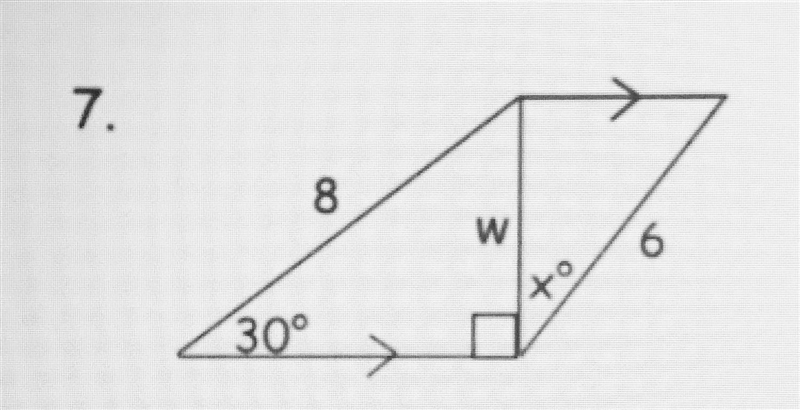 Find both w AND x. Thanks!-example-1