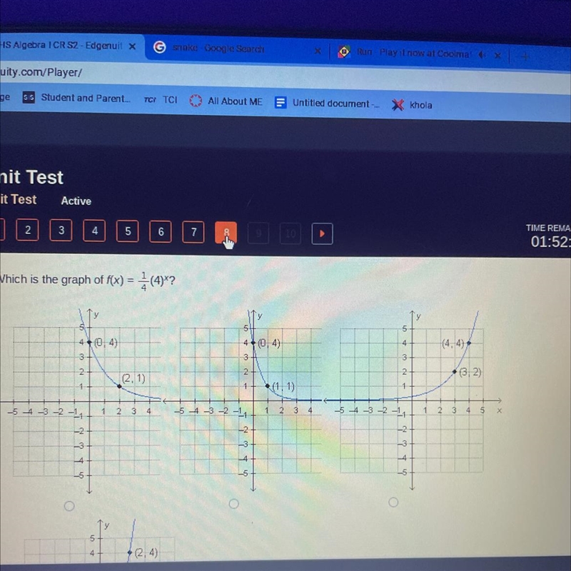 Which is the graph of fix) = 1 (47"?-example-1