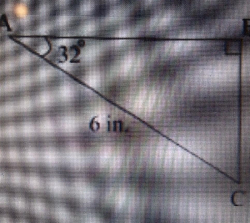 The figure below shows a triangular piece of cloth: What is the length of the portion-example-1