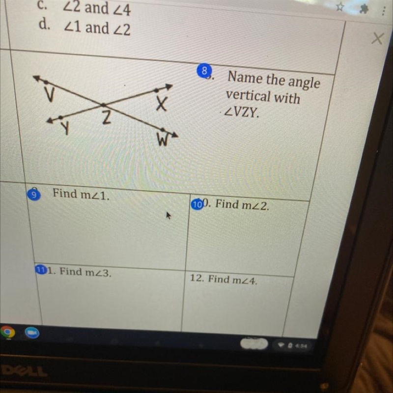 For number 8 name the angle vertical to-example-1