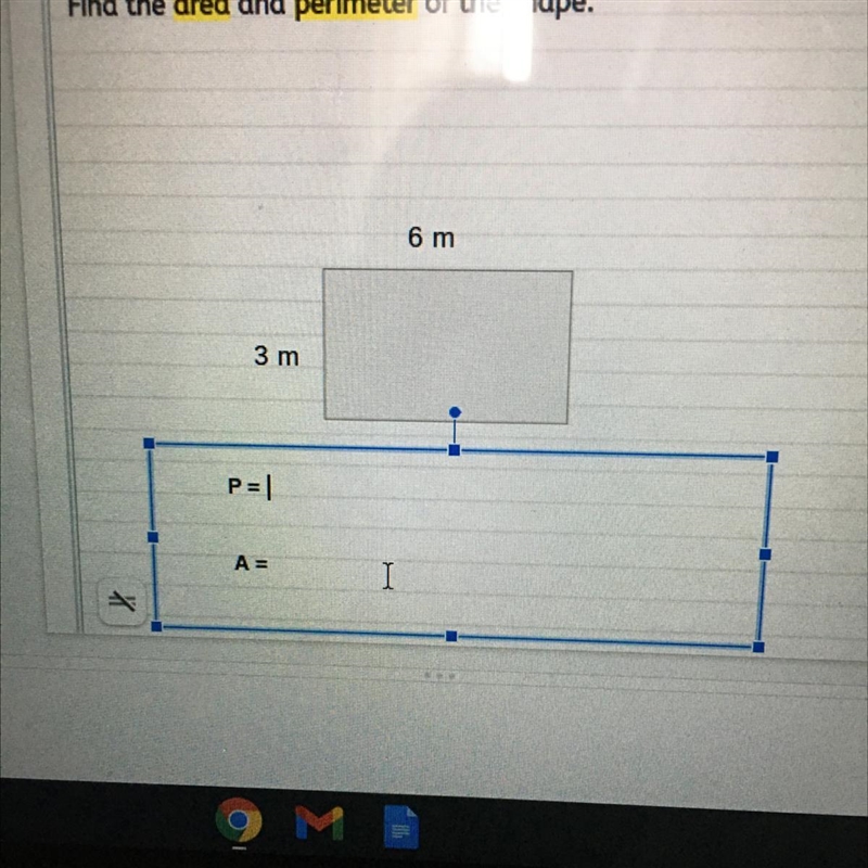 What is the perimeter and area-example-1