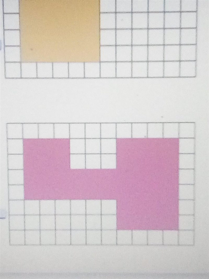 Find the area of the irregular shape.-example-1