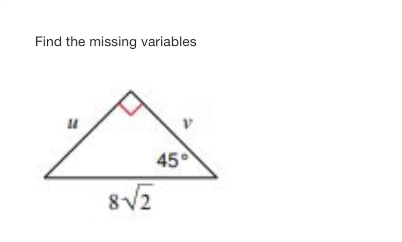 Find the missing variables-example-1