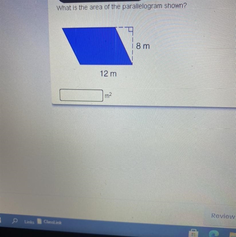 Which is the area of the parallelogram-example-1