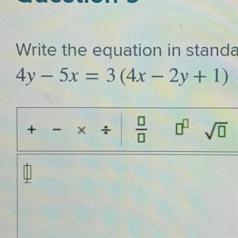 Write the equation in standard form.-example-1