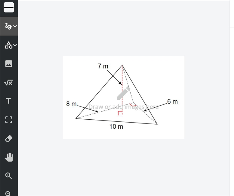 What is the volume of the pyramid below?-example-1