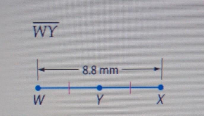 Find the measurement of segment WY. Assume that each figure is not drawn to scale-example-1