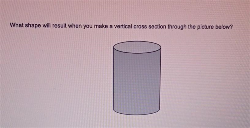 What shape will result when you make a vertical cross section through the picture-example-1