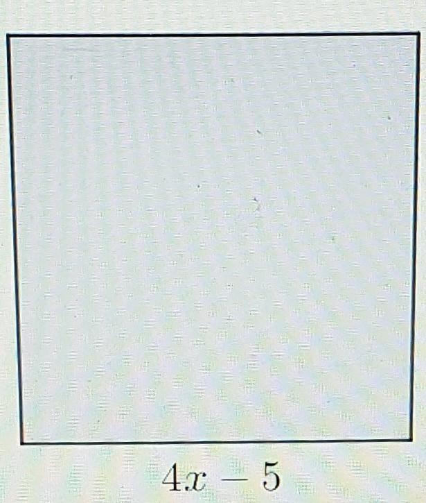 Write an expression for the perimeter of the square. SIMPLIFY your answer​-example-1