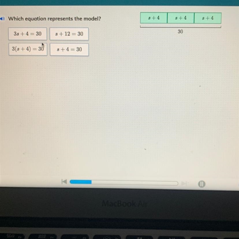 Which equation represents the model?-example-1