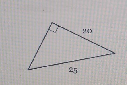 Find the Length of the third side. If necessary, round to the nearest tenth.​-example-1