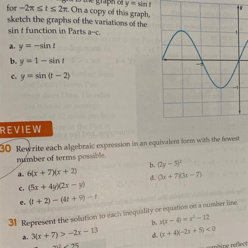 Rewrite each algebraic expression in an equivalent form with the fewest number of-example-1