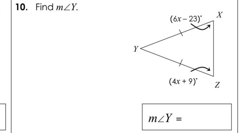 Find the measure of angle y-example-1