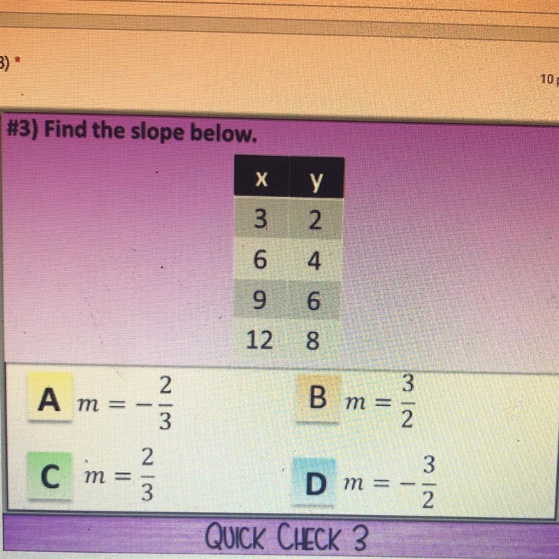 Quick check 3 Find slope-example-1