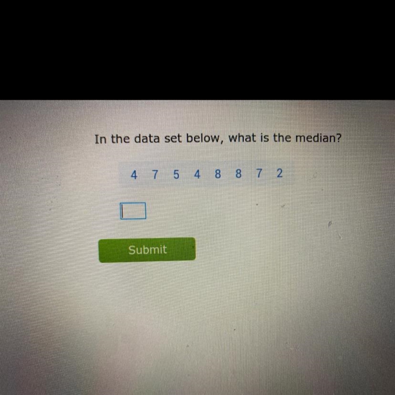 In the data set below, what is the median-example-1