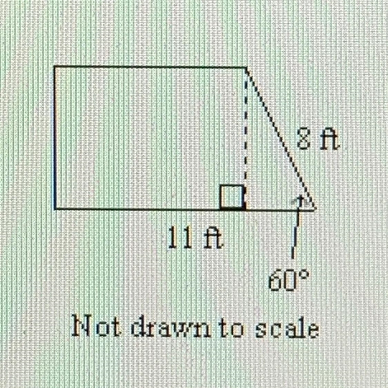 Find the area of the trapezoid. Leave your answer in simplest radical form.-example-1