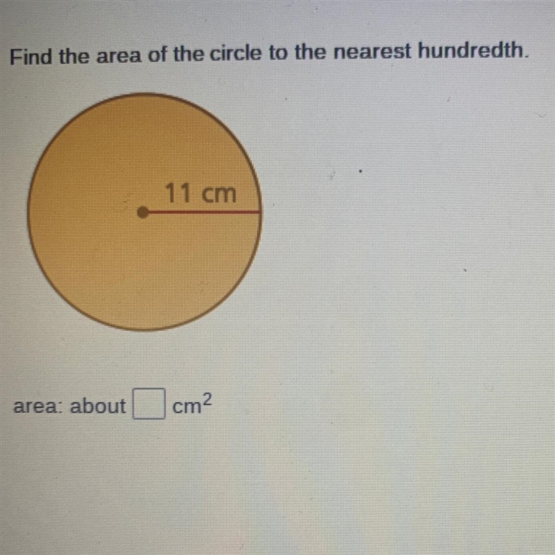 Find the area of the nearest hundredth-example-1