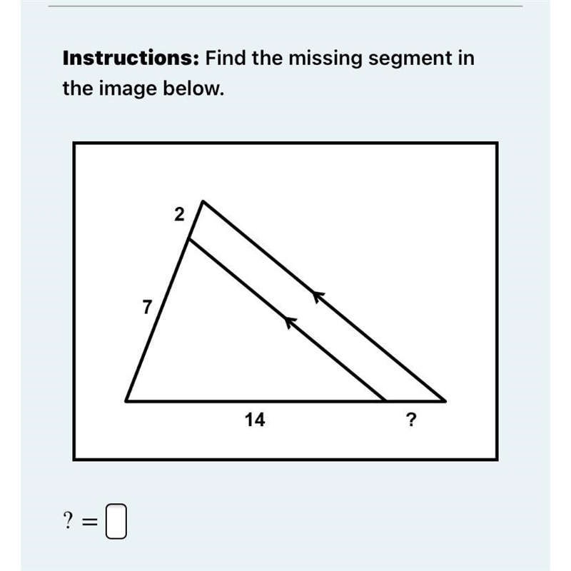 Find the missing segment-example-1